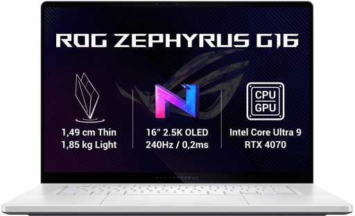 Asus Rog Zephyrus G16 GU605MI-NEBULA043W recenze