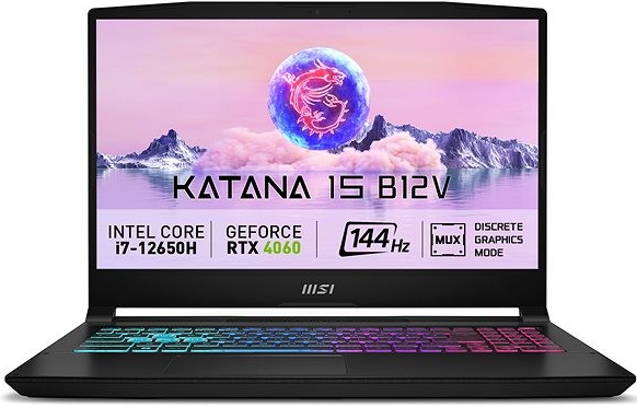 MSI Katana 15 B12VFK-1016XCZ recenze