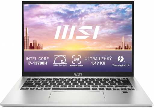 MSI Prestige 14Evo B13M-614CZ recenze