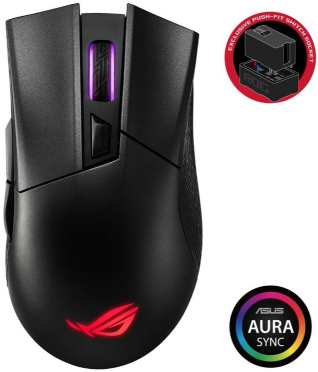 Asus ROG Gladius II Wireless 90MP00Z0-B0UA00 recenze