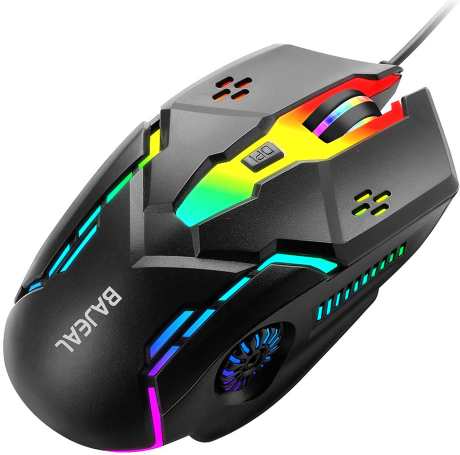 BAJEAL D2 Wired Gaming Mouse černá recenze