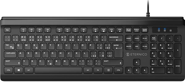 Eternico Home Keyboard Wired KD2020 AET-KD2020CSBN recenze