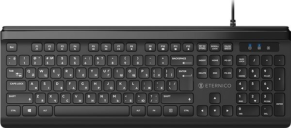 Eternico Home Keyboard Wired KD2020 AET-KD2020UABN recenze