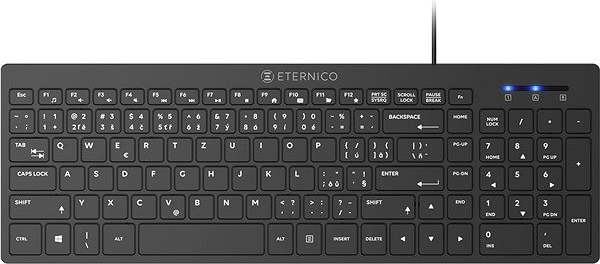 Eternico Home Keyboard Wired KD2021 AET-KD2021CSBN recenze