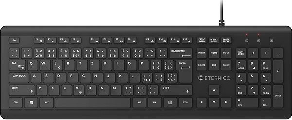 Eternico Pro Keyboard Wateproof IPX7 KD2050 AET-KD2050CSBN recenze