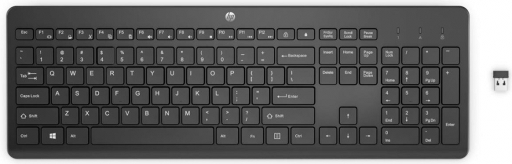 HP 230 Wireless Keyboard 3L1E7AA#ABB recenze