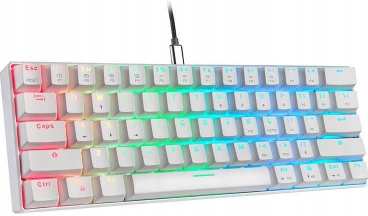 Motospeed CK61 RGB white recenze