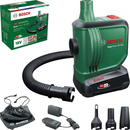 Bosch EasyInflate 18V-500 0603947201 recenze