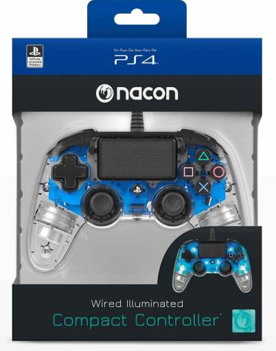 Nacon Wired Compact Controller PS4 PS4OFCPADCLBLUE recenze