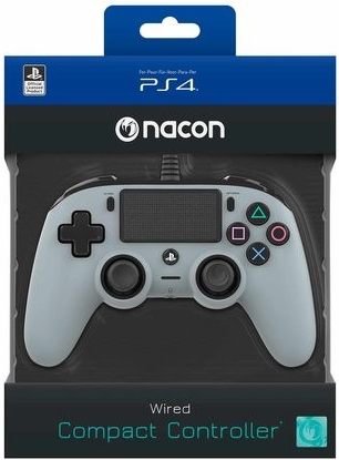 Nacon Wired Compact Controller PS4 PS4OFCPADGREY recenze