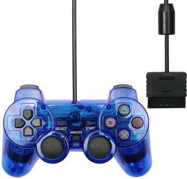 PSko Drátový ovladač pro PS1 a PS2 modrý E10084 recenze