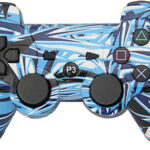 PSko PS3 bezdrátový ovladač Abstract Light Blue E10036 recenze