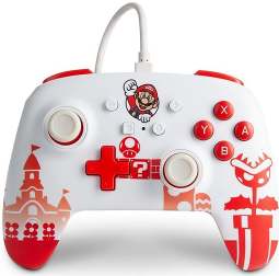 PowerA Enhanced Mario Red/White 1519186-02 recenze