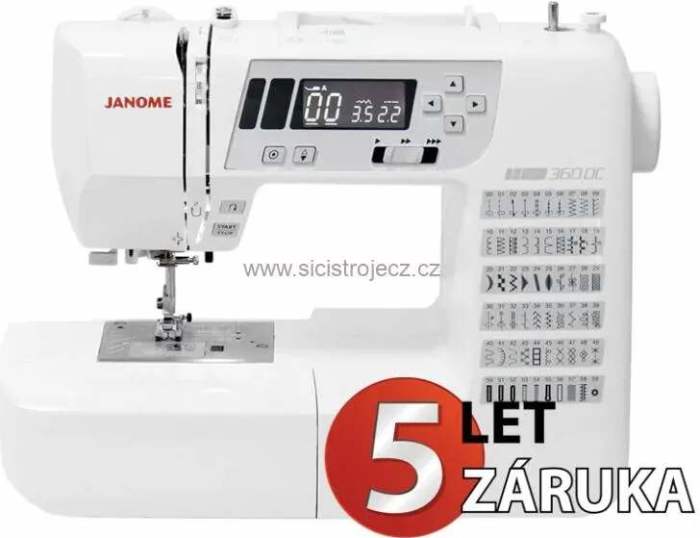 JANOME 360DC recenze