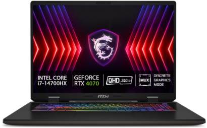 MSI Sword 17 HX B14VGKG-024CZ recenze