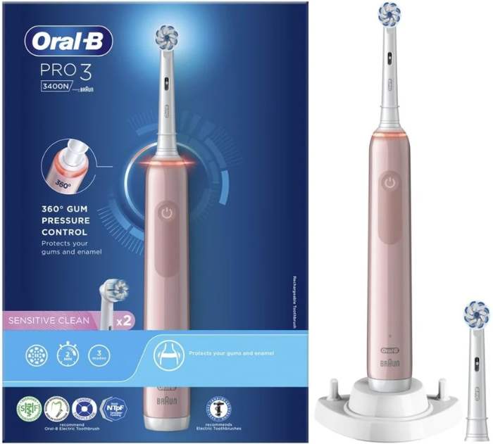 Oral-B Pro3 3400N Pink recenze