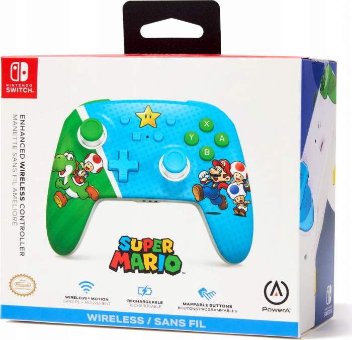 PowerA Enhanced Wireless Controller Super Mario Super Star Friends NSGP0260-01 recenze