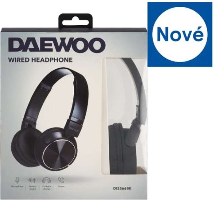 Daewoo Wired Headphone DI2566 recenze