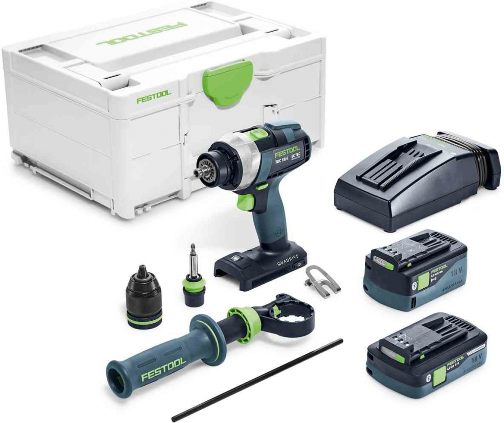 FESTOOL QUADRIVE TDC 18/4 5,2/4,0 I-Plus 575602 recenze